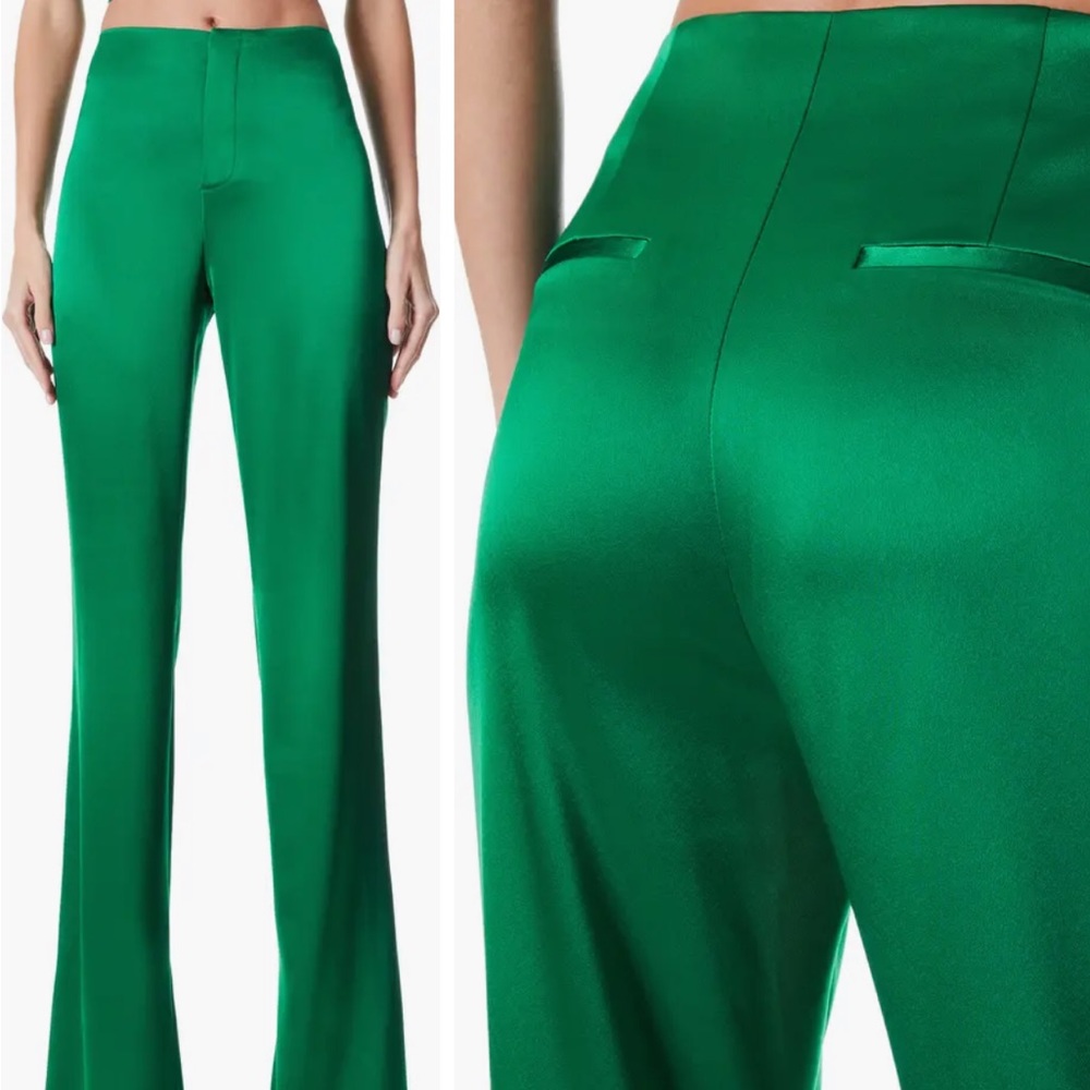 Satin Flare Pants Alice + Olivia - Picture 1 of 7